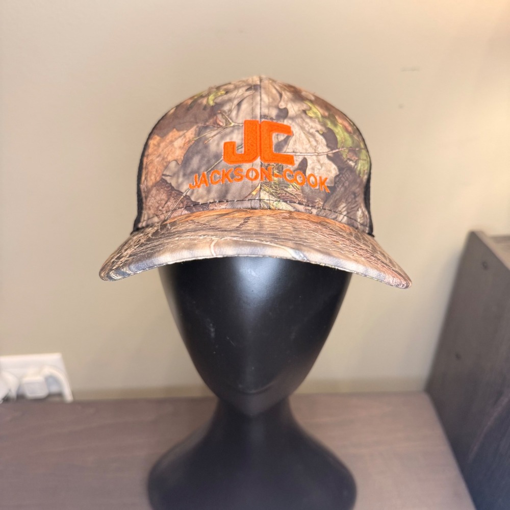 Port Authority Jackson-Cook Camo Trucker Hat Snapback Mesh Hunting Cap C892